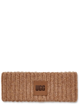 UGG Chunky Ribbed Headband, Camel 